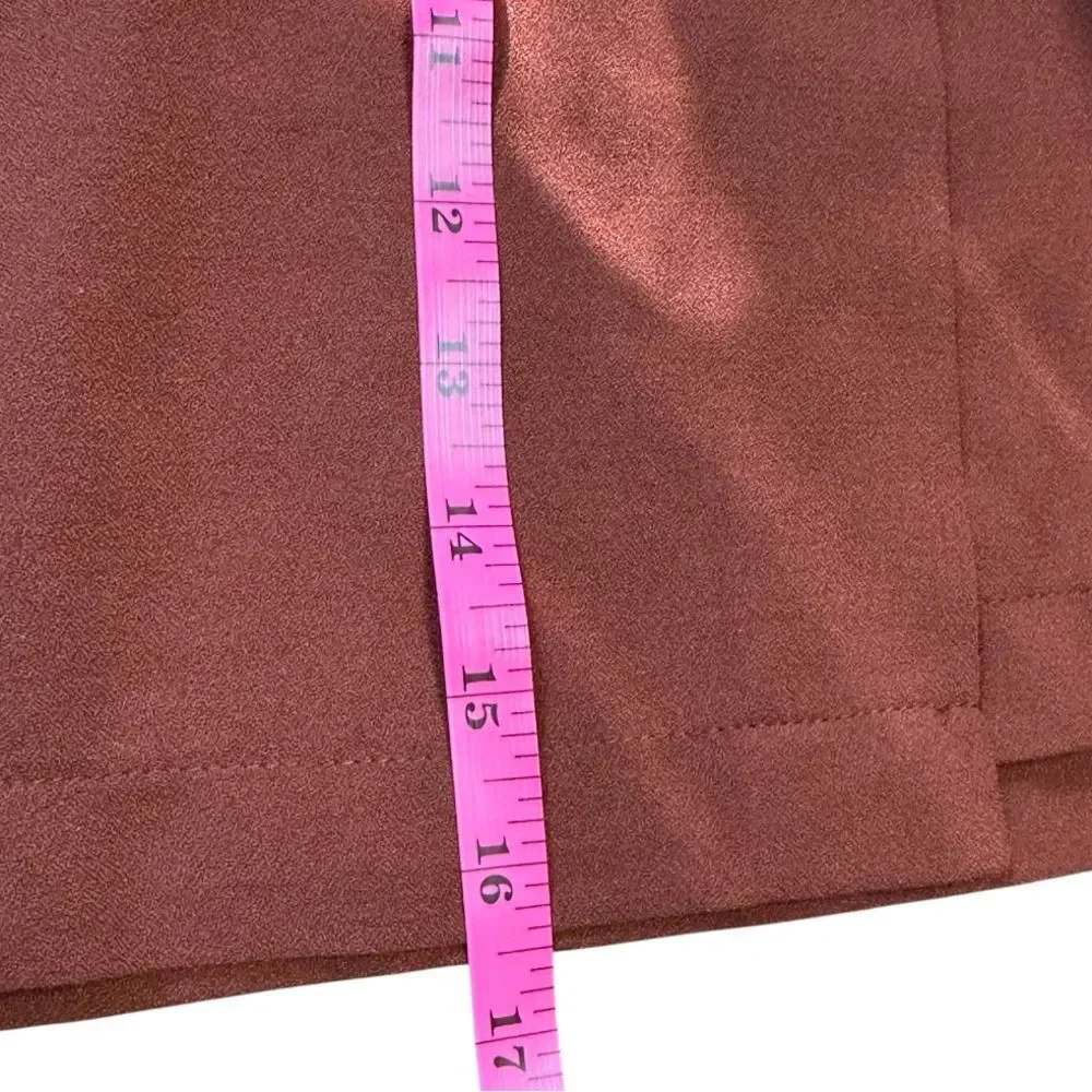 Joe B. by Joe Benbasset Double-Breasted Mini Skirt. Rust Color. Size X-Large.